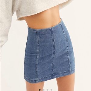 Free People Modern Femme Denim mini